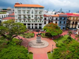 Casco Viejo is the historical part of Panama City, Panama