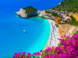 Porto Katsiki beach on the Ionian sea